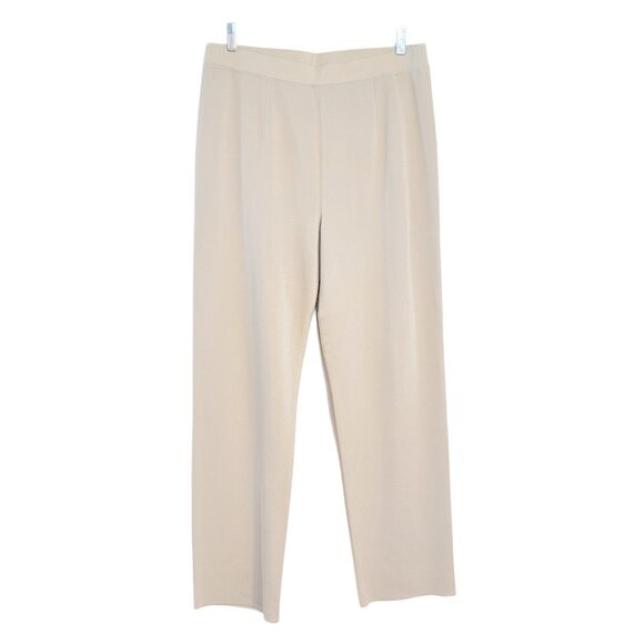 Misook Knit Pull On Straight Pants - Picture 1 of 4